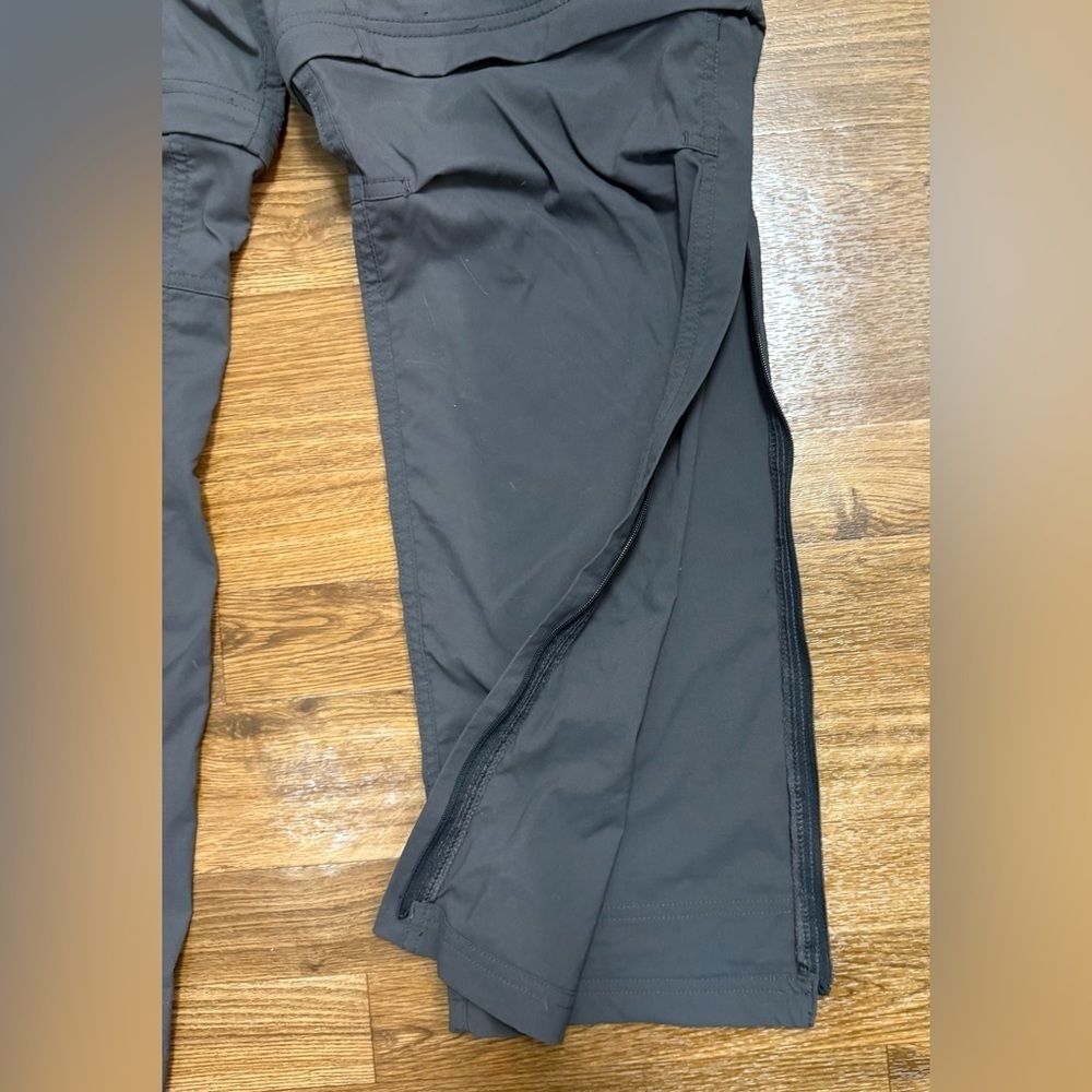 REI women’s Gray convertible hiking walking camping pants shorts nylon 28x30 EUC - Picture 7 of 12